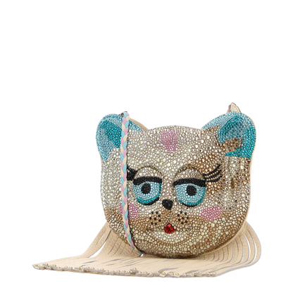 Embellished Leather Crossbody Bag