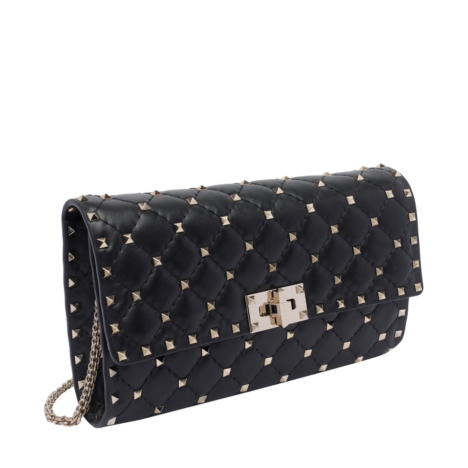 Rockstud Spike Crossbody Clutch Bag