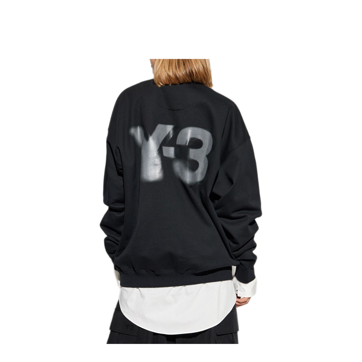 MAYFEYR - Y-3 - Logo Crew Sweatshirt - JE9276BLACK