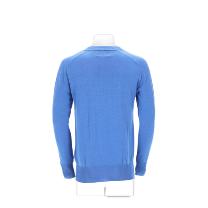 MAYFEYR - LANEUS - Cotton Viscose Knit Sweater - LANUMGU1236CIELO