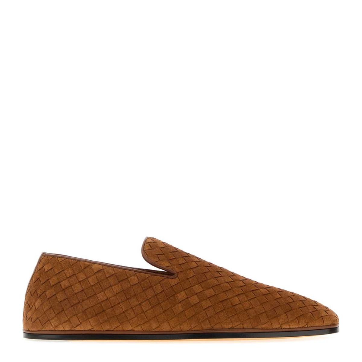 MAYFEYR - Bottega Veneta - Caramel Suede Palazzo Loafers - 867806V3QE02388