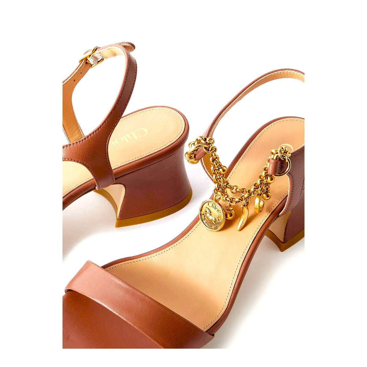 MAYFEYR - CHLOE' - Sandalo In Pelle Marrone - CH25A11WRI246