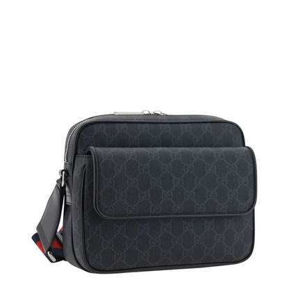 GG Black Small Leather Crossbody Bags - Black