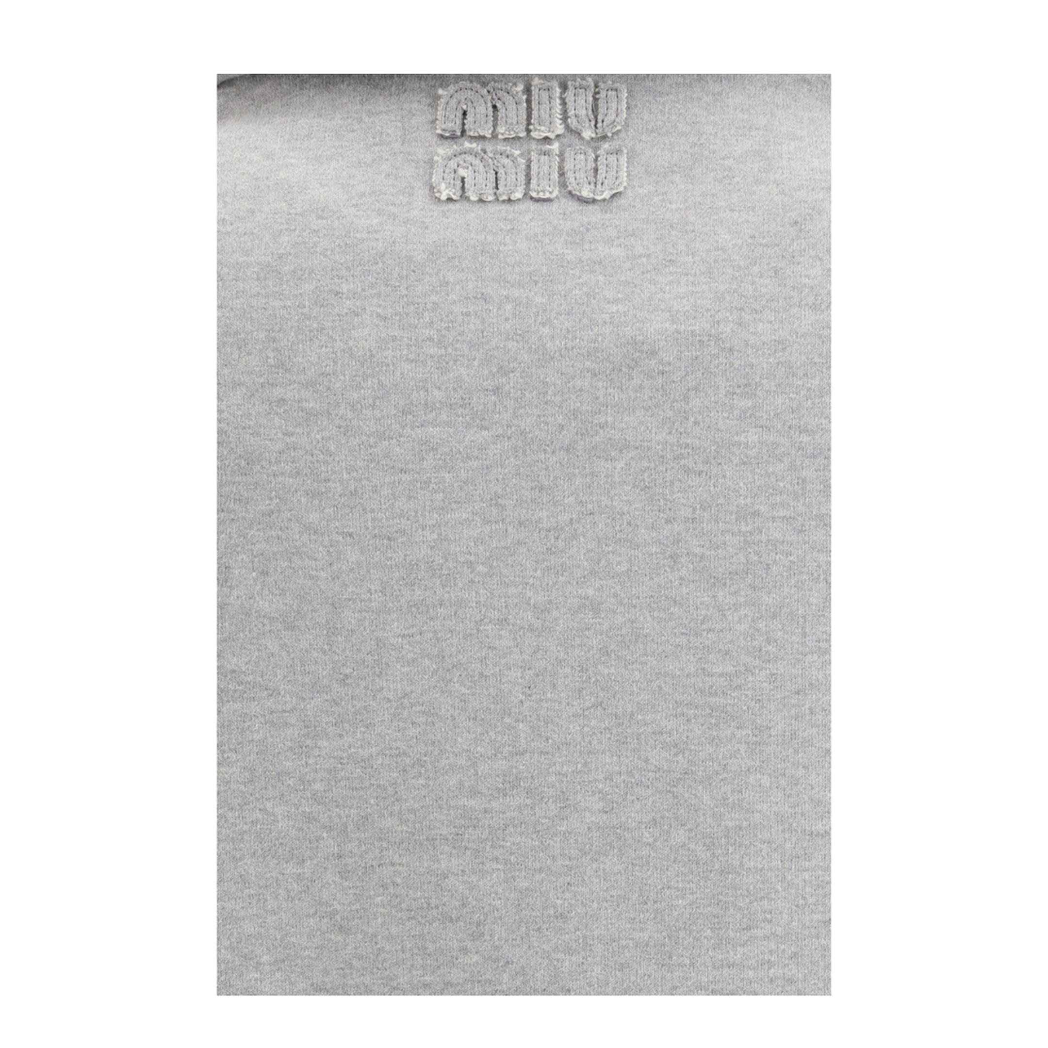 MAYFEYR - Miu Miu - Sweatshirt With Oblique Zip Closure - MJLA04SOOO18S8