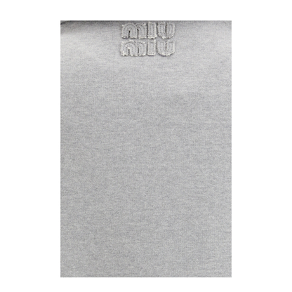MAYFEYR - Miu Miu - Sweatshirt With Oblique Zip Closure - MJLA04SOOO18S8