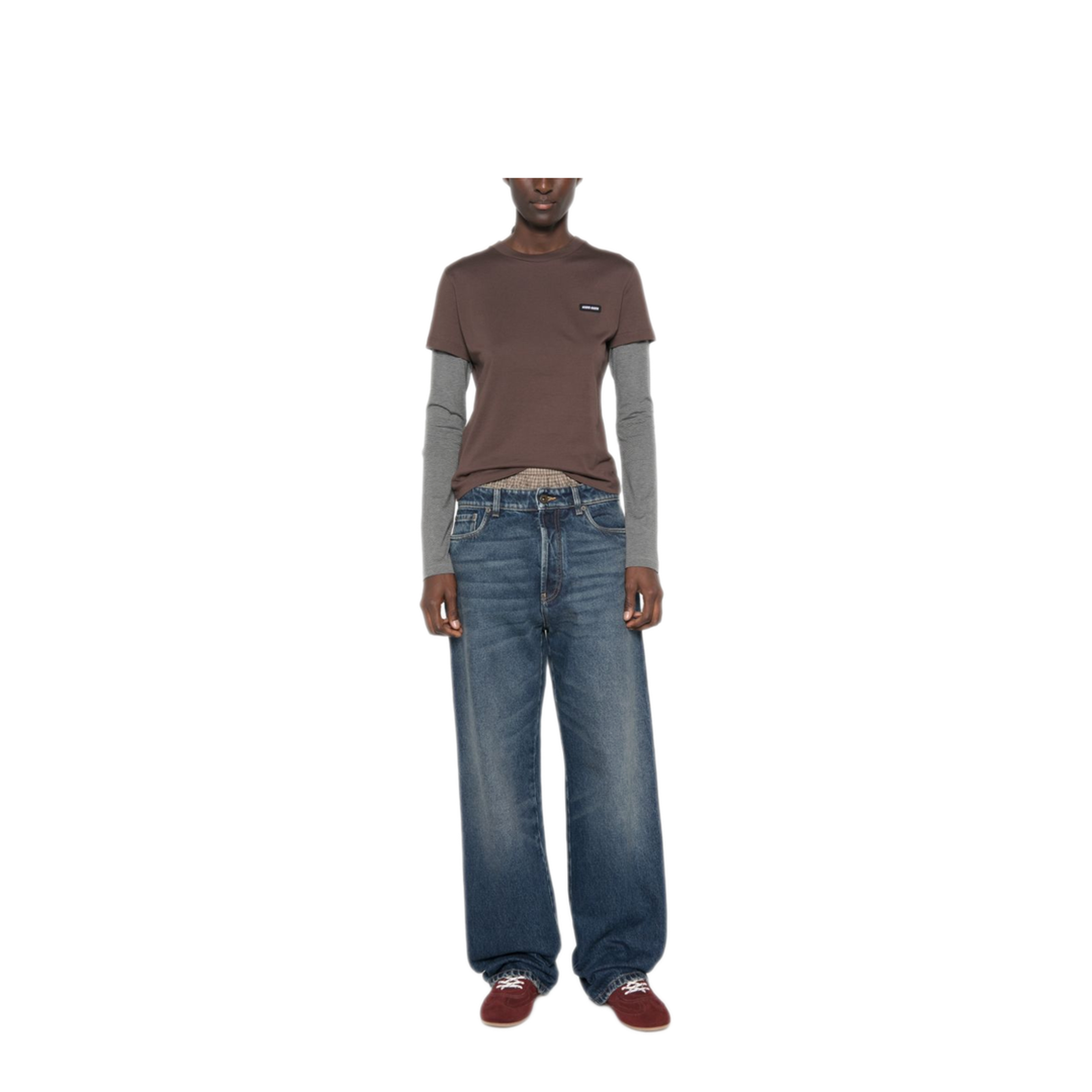 MAYFEYR - Miu Miu - Sweaters Brown - MJLA7417ORF03YR