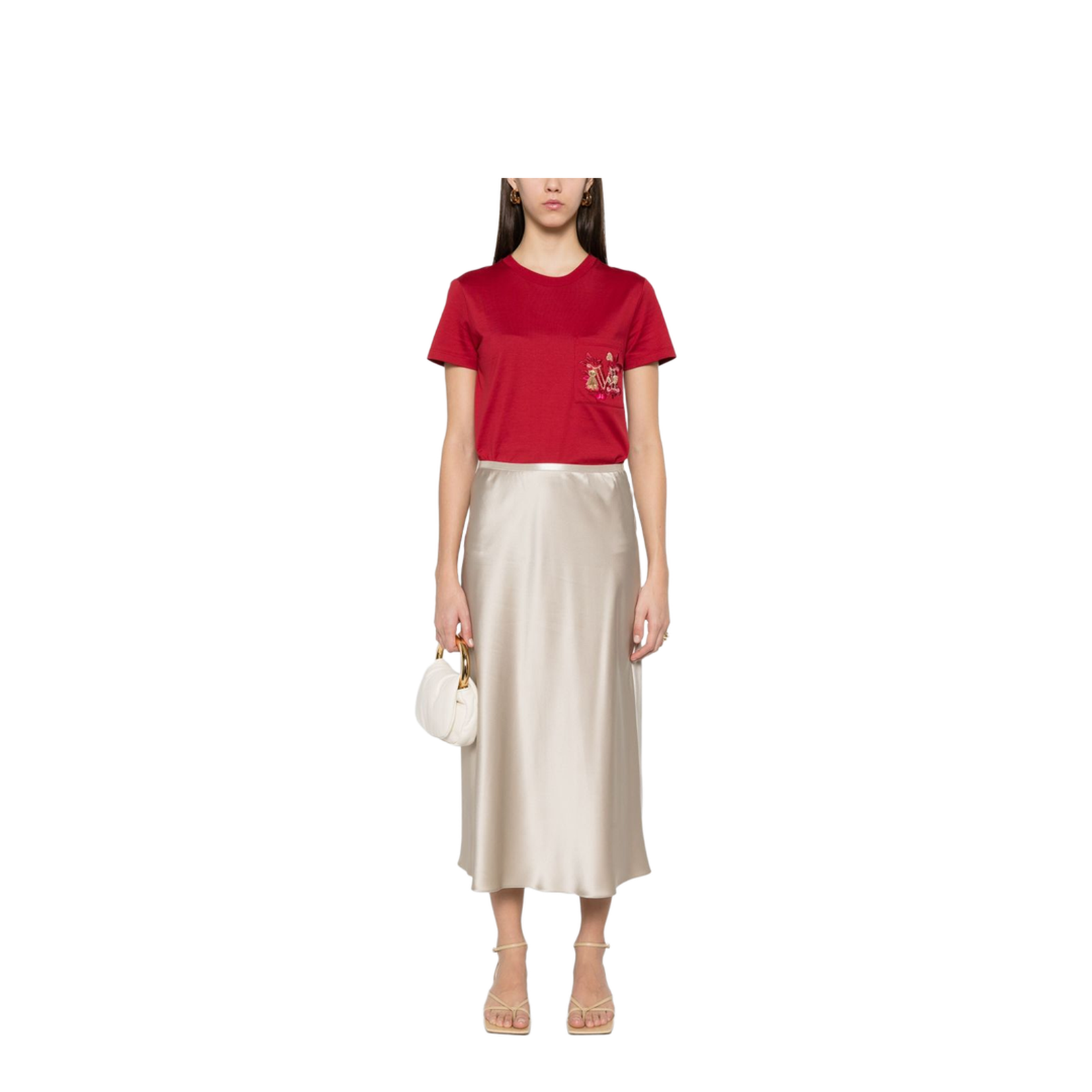 Logo Cotton T-Shirt in Pink