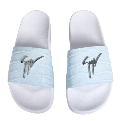 Slide Sandals with Logo