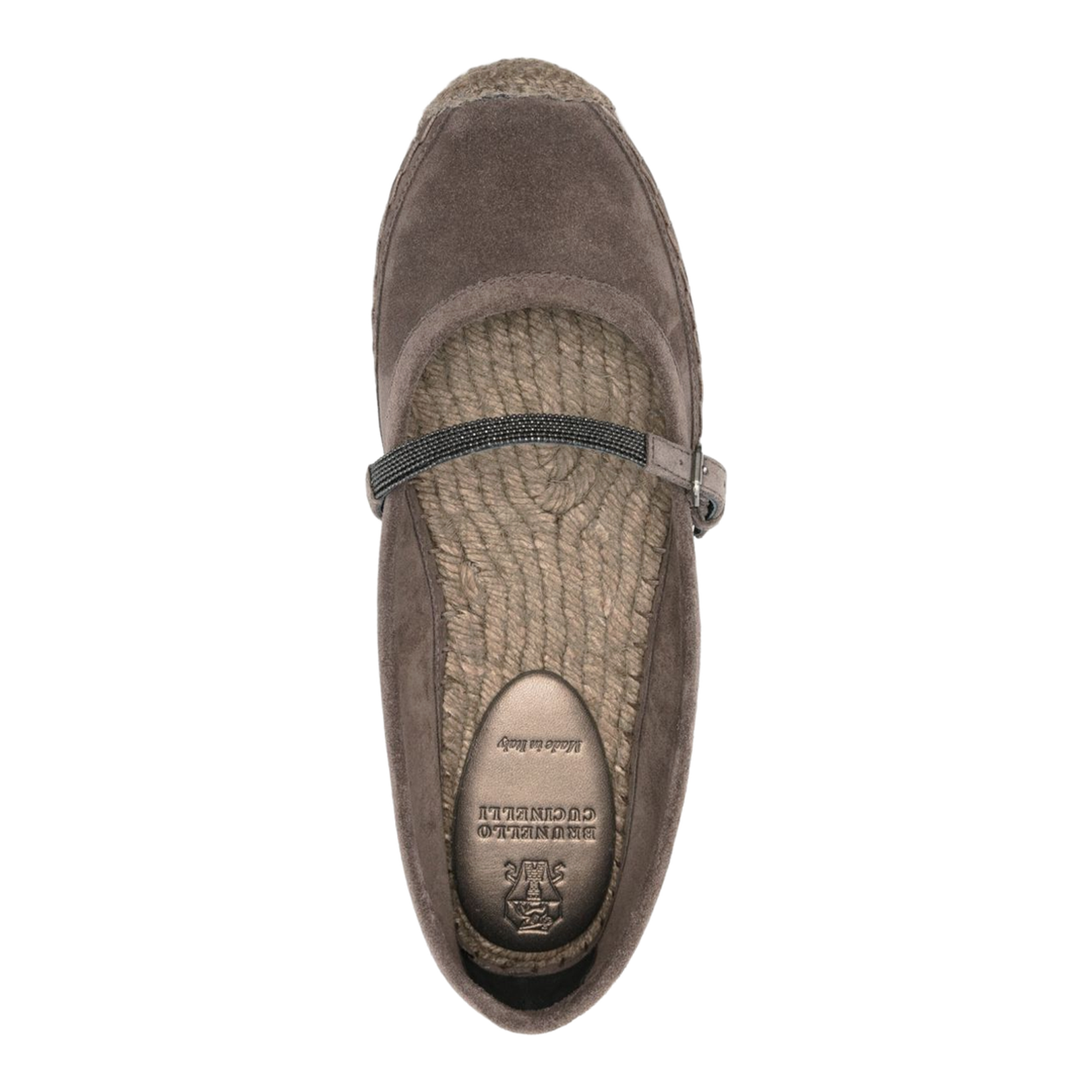 Taupe Brown Flat Shoes