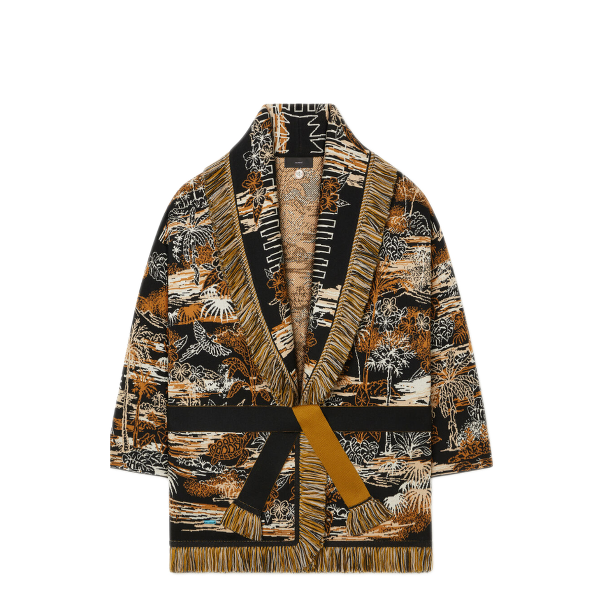 MAYFEYR - Alanui - Lost In Paradise Cardigan Black Brown - LWHB064R26KNI0211060