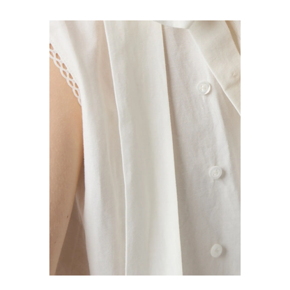 MAYFEYR - Miu Miu - Slubbed Poplin Logo-Patch Dress - MF5780SOOO163MF0009