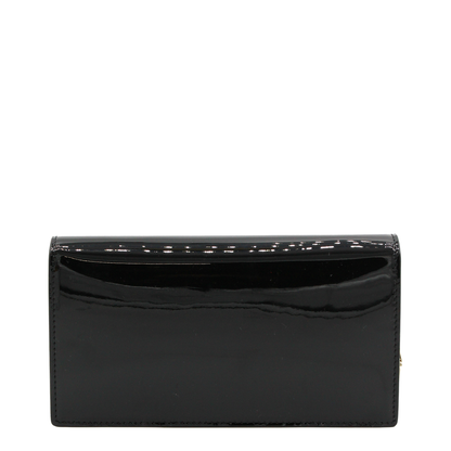 Bettina Clutch Patent Calf Leather Black