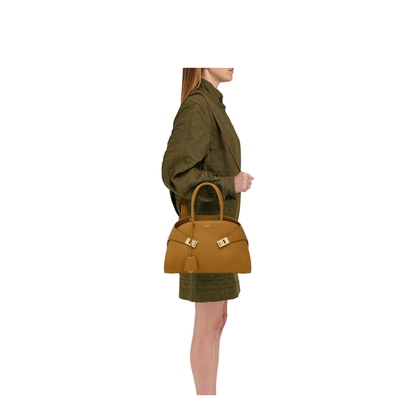 Hug Small Leather Tote Bag