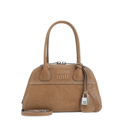 MAYFEYR - Miu Miu - Vivian Nappa Shoulder Bag - 5BB200VOOO2BBLF098L