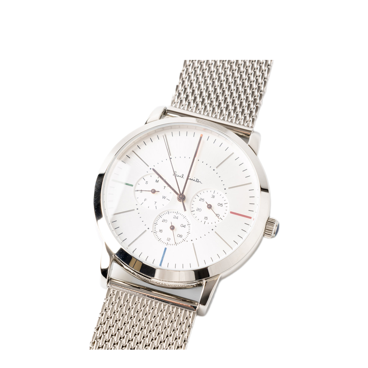 MAYFEYR - Paul Smith - Multi Silver Mesh Band - P10111