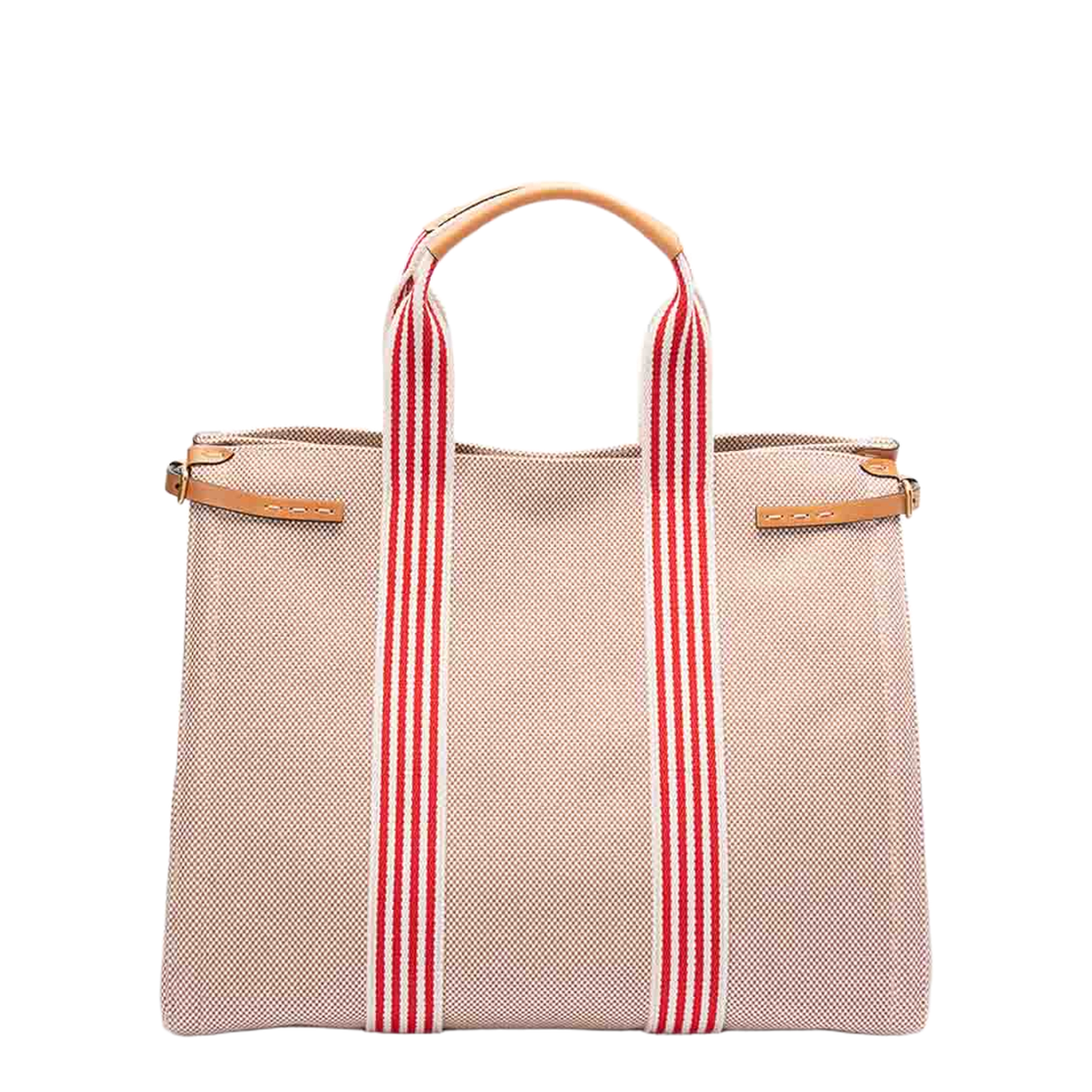 Two-tone Canvas Antibes Shopping Bag