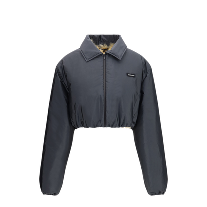 MAYFEYR - Miu Miu - Technical Fabric And Shearling Windbreaker Jacket - ML1598SOOO6464F063H