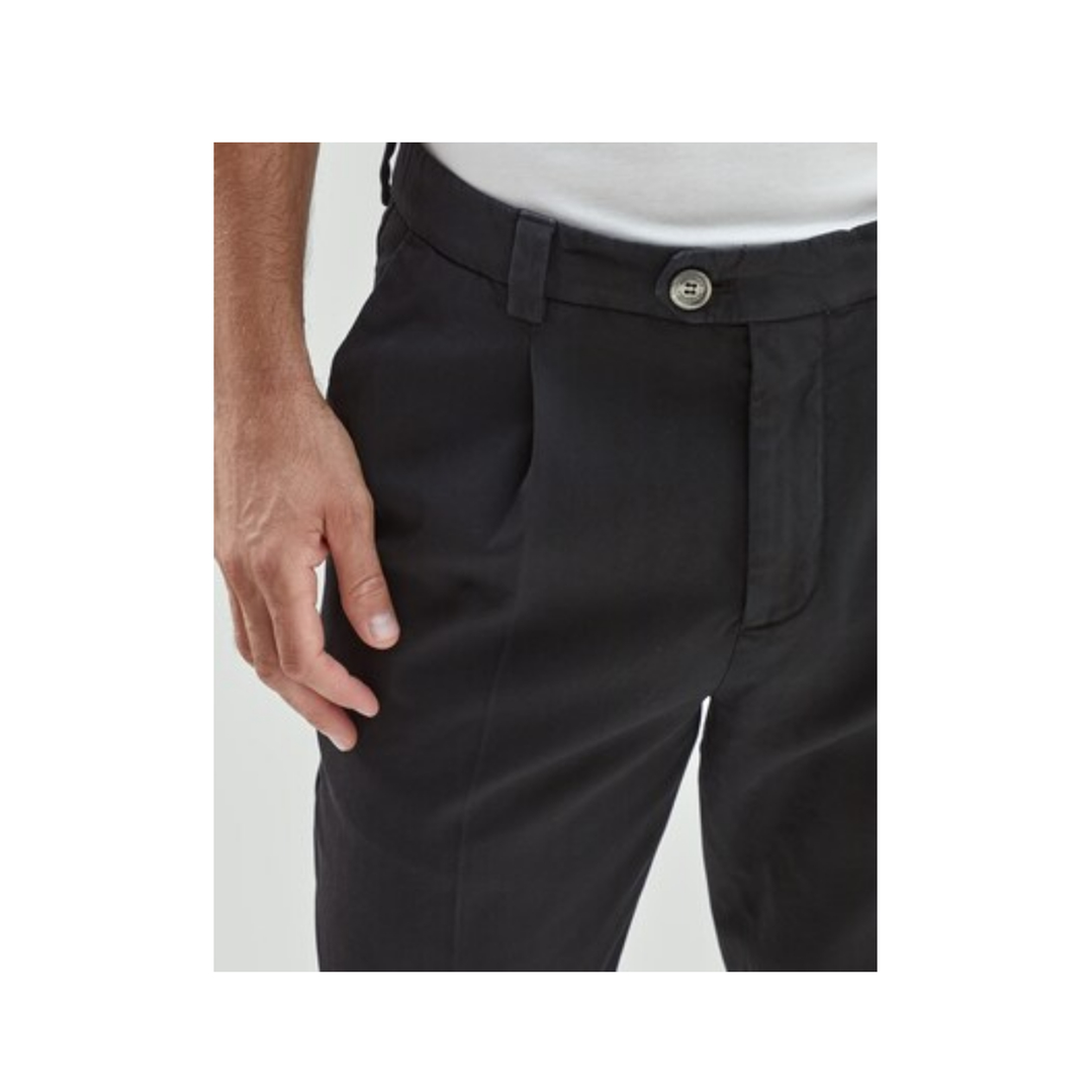 Black Cotton Pants