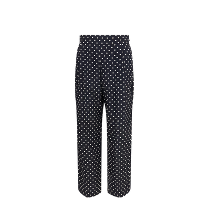 MAYFEYR - Valentino - Polka Dot Cr Pe De Chine Pants - 9B3RB7B09DWTB1