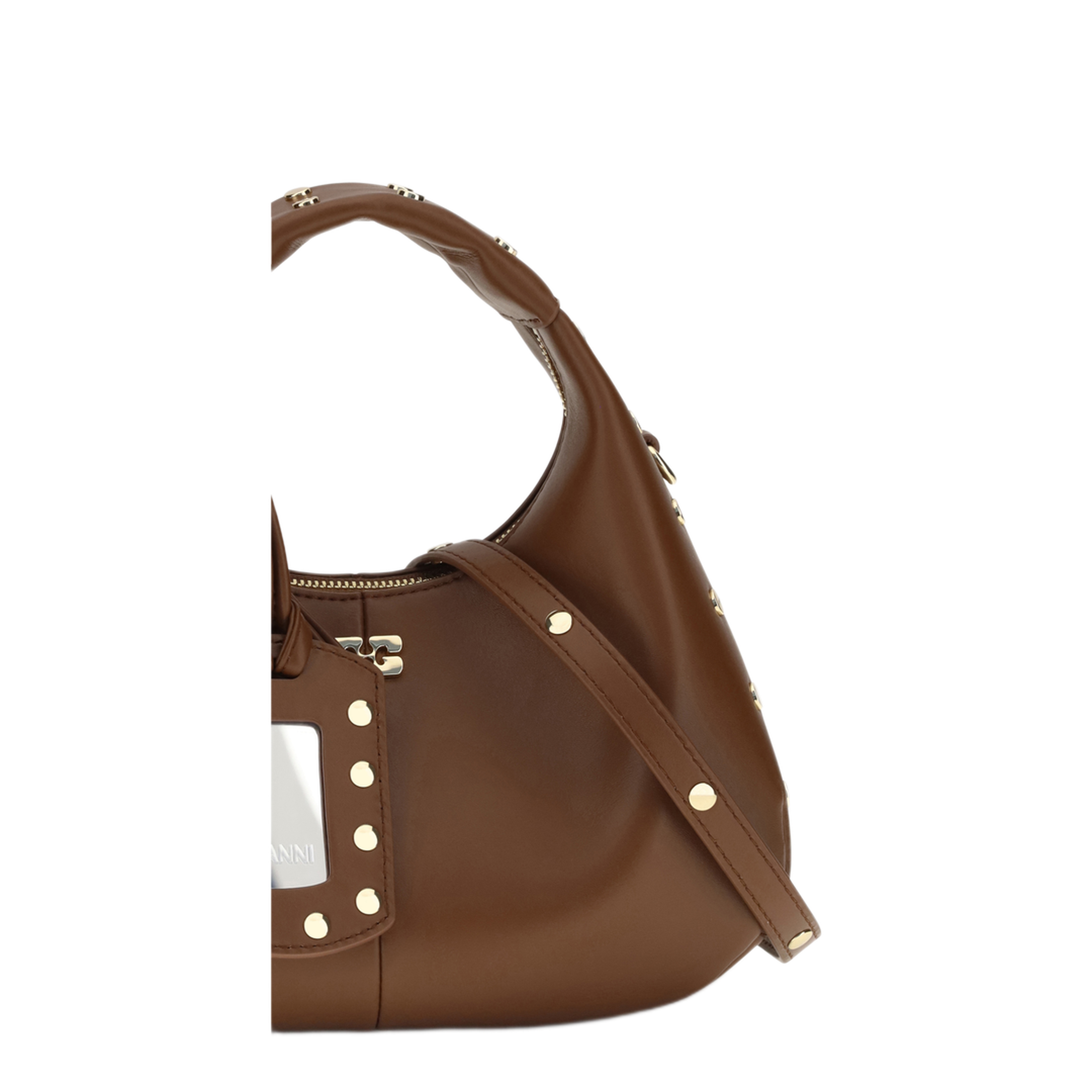 MAYFEYR - Ganni - Mini Studded Hobo Handbag - C1040032