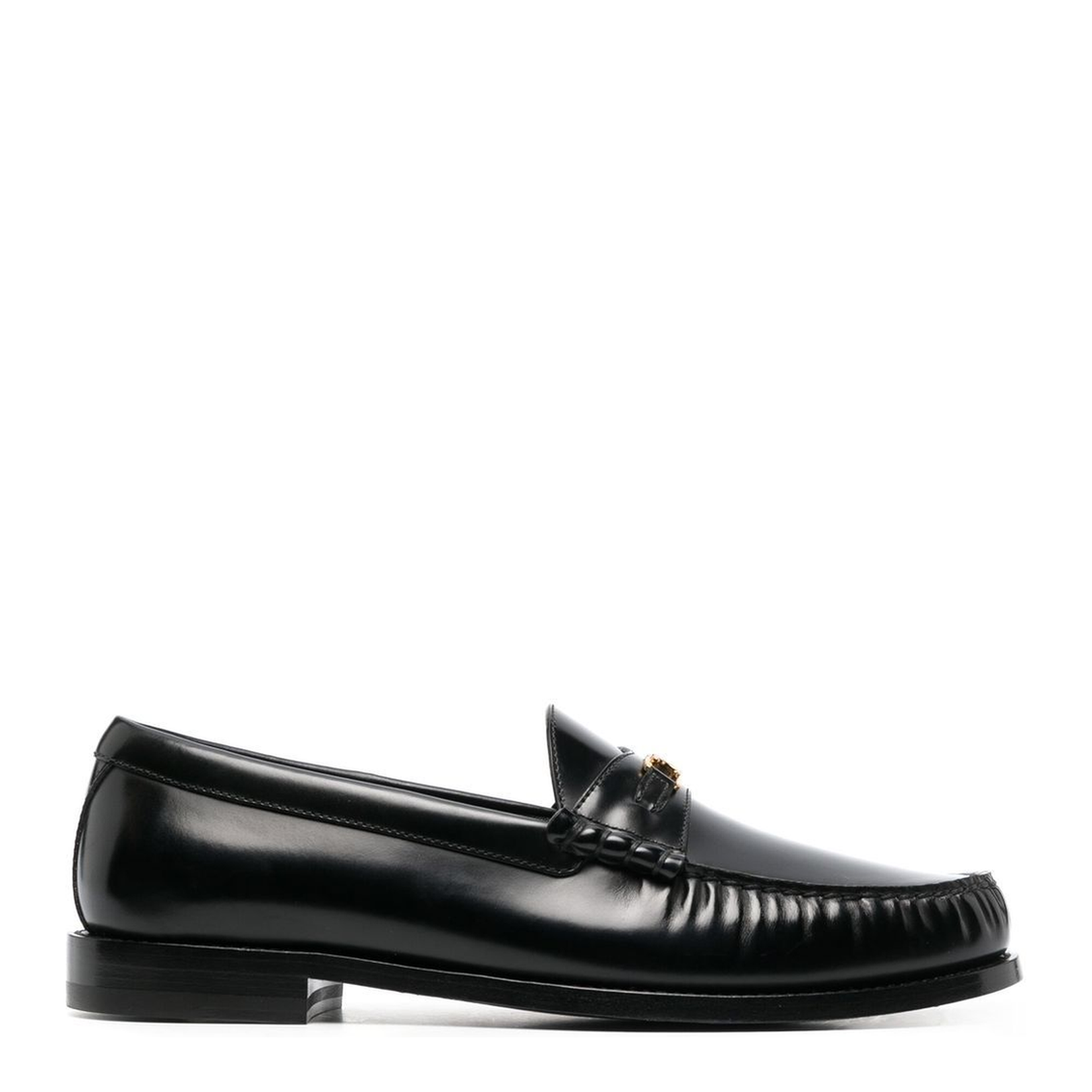 Triomphe Loafer in Polished Bull - Black