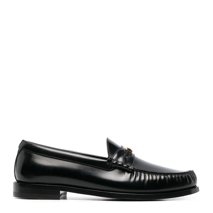 Triomphe Loafer in Polished Bull - Black