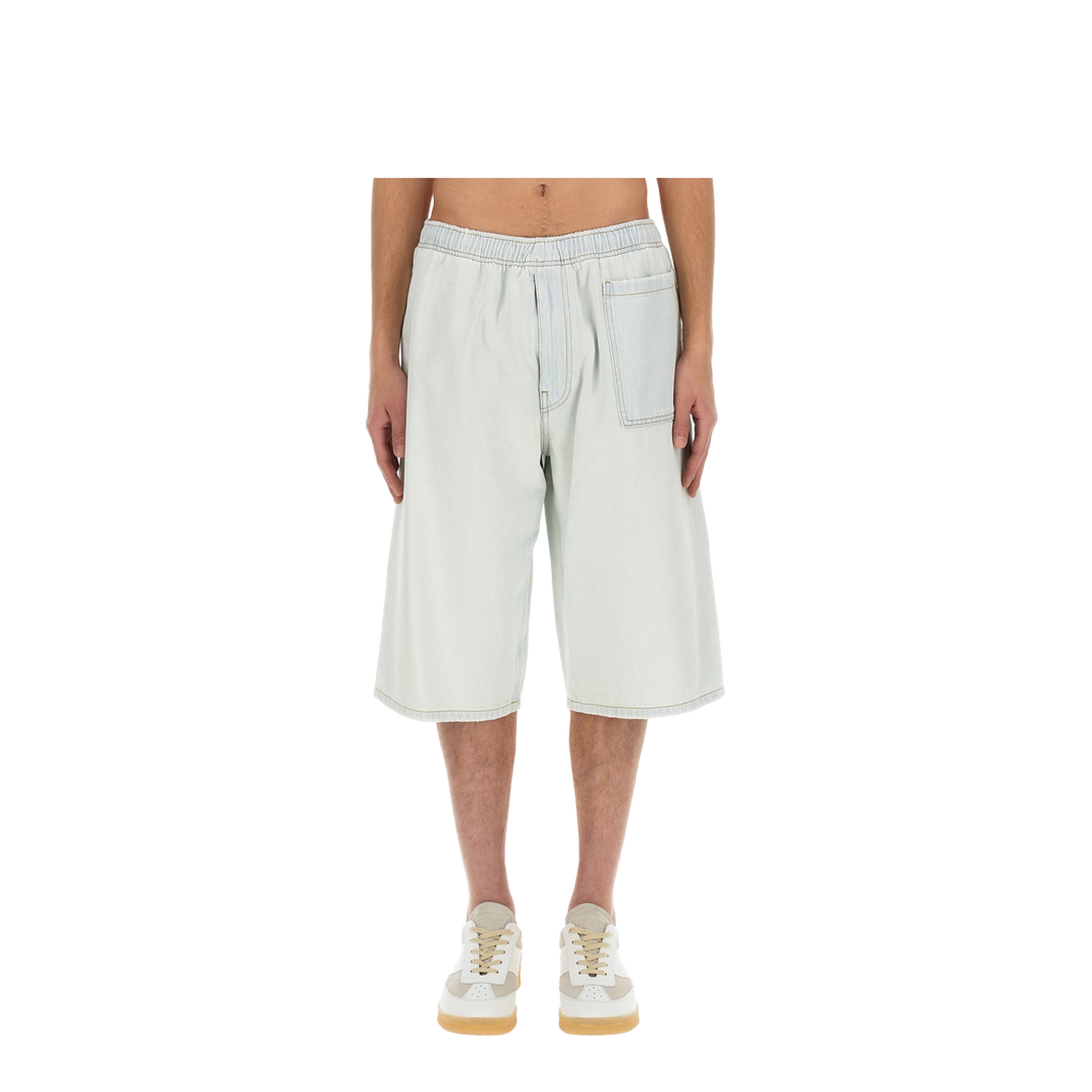 Denim Bermuda Shorts