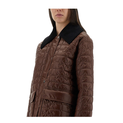 Brown Recycled Nylon Jacket