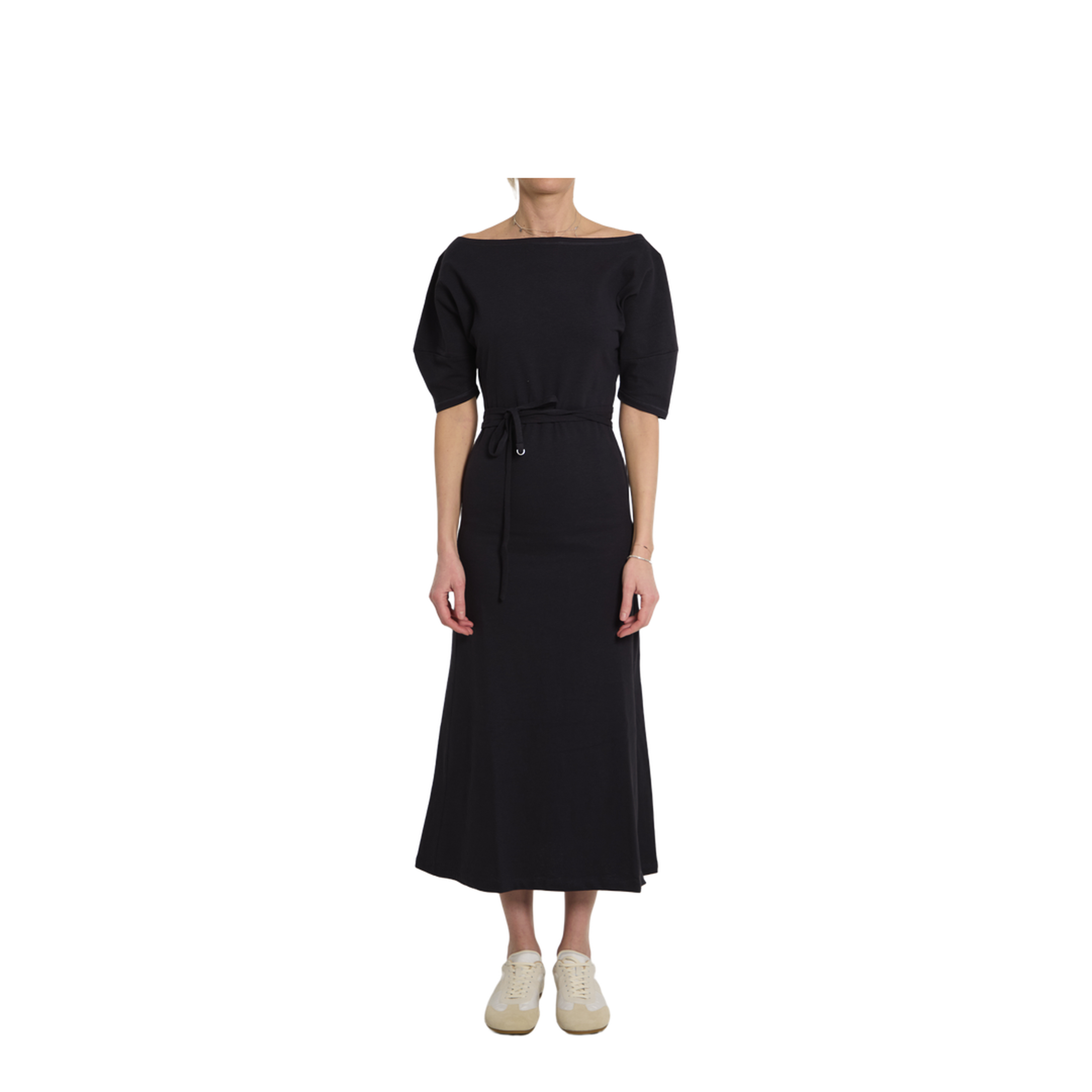 Cotton And Linen Midi Dress