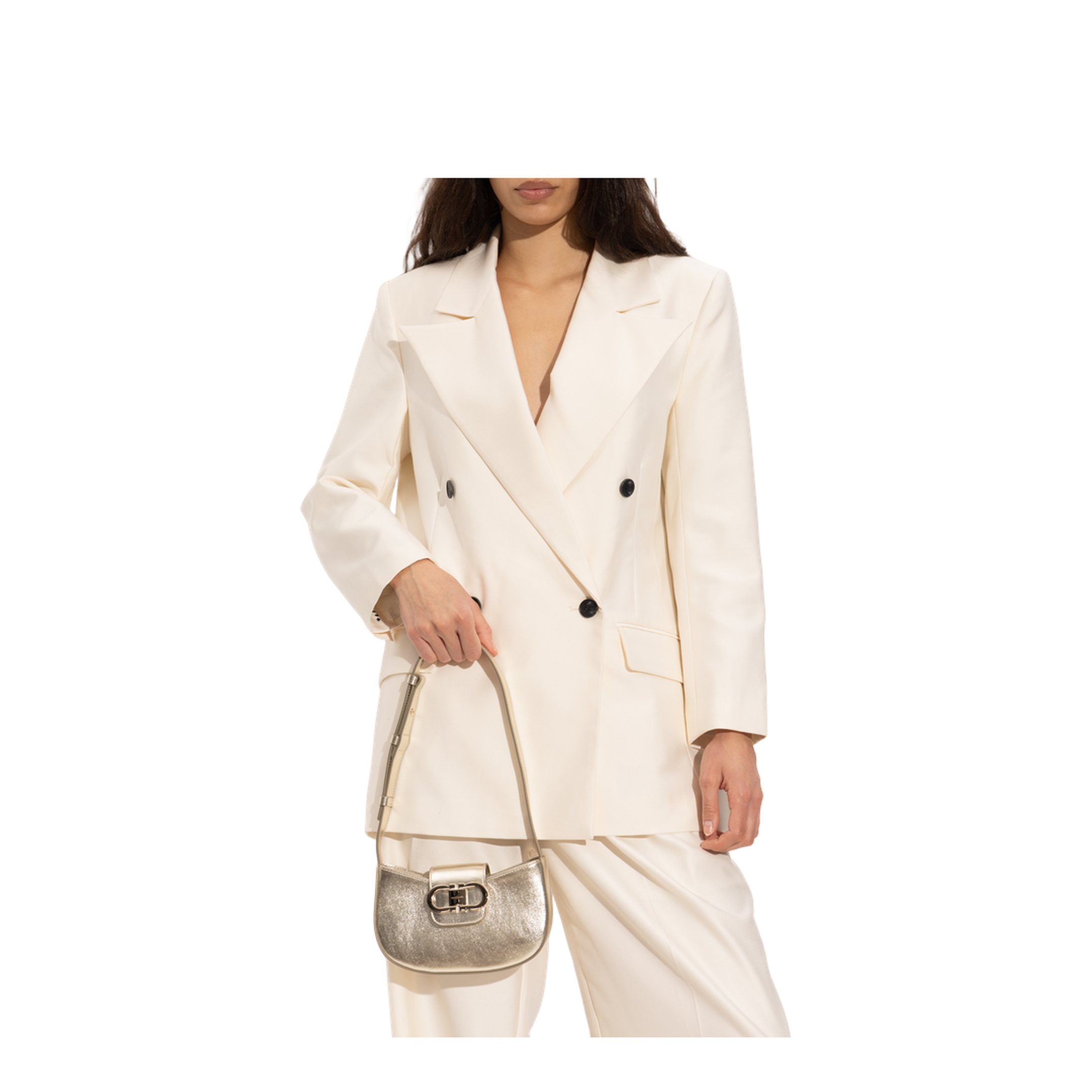 Shoulder Bag Double Gancini Mini