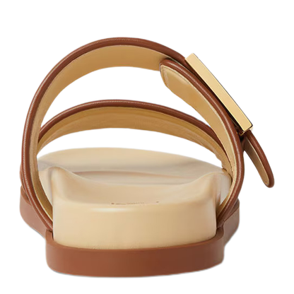Slide Feel In Rafia Beige
