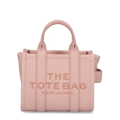 Leather Mini Tote Bag Petal Pink