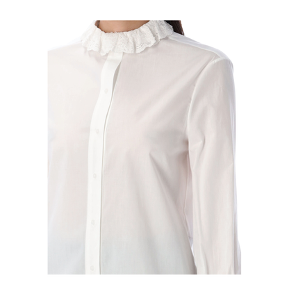 Crumpled Poplin Blouse
