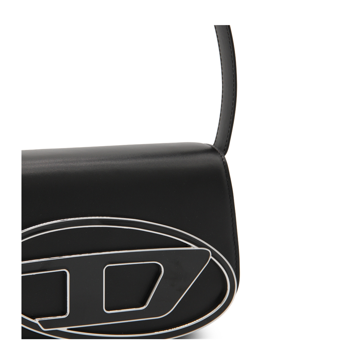 1DR-Iconic Nappa Leather Shoulder Bag - Black