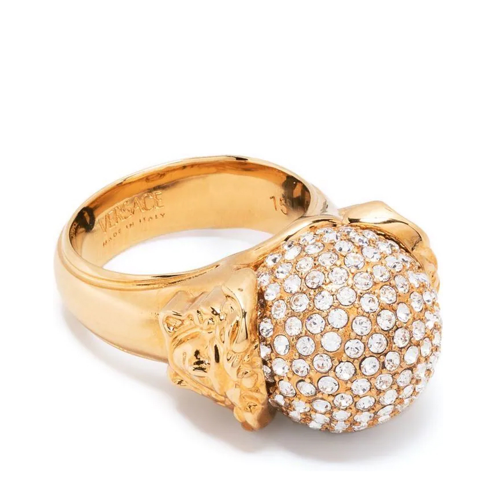 Medusa Crystal Ball Ring
