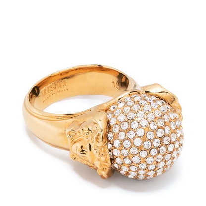 Medusa Crystal Ball Ring