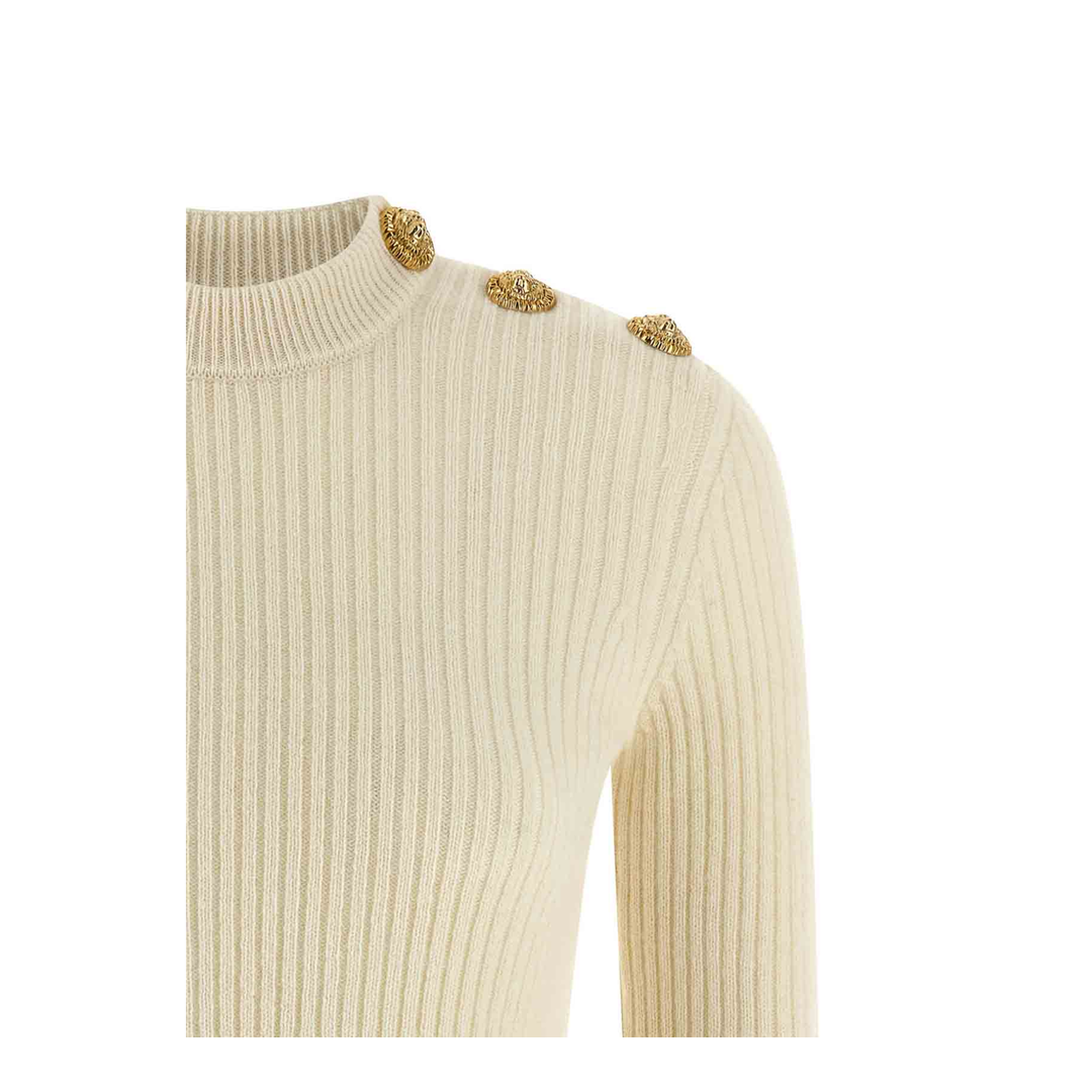 Ribbed Sweater White