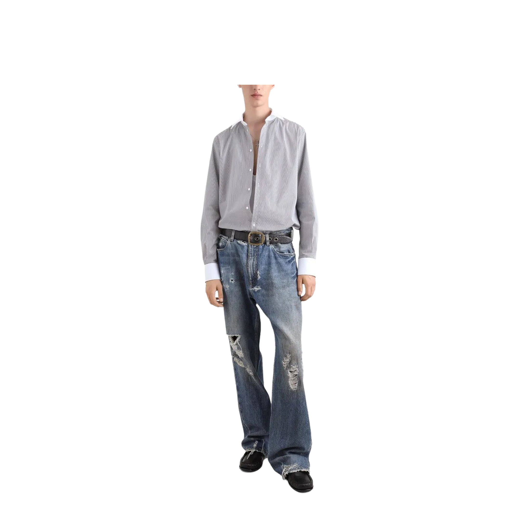 MAYFEYR - Dolce & Gabbana - Striped Cotton Shirt - G5MZ1ZFR5YG
