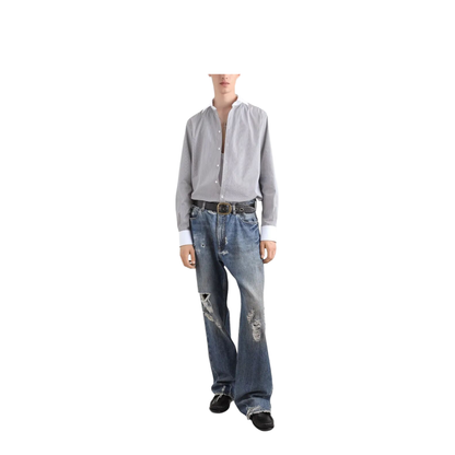 MAYFEYR - Dolce & Gabbana - Striped Cotton Shirt - G5MZ1ZFR5YG