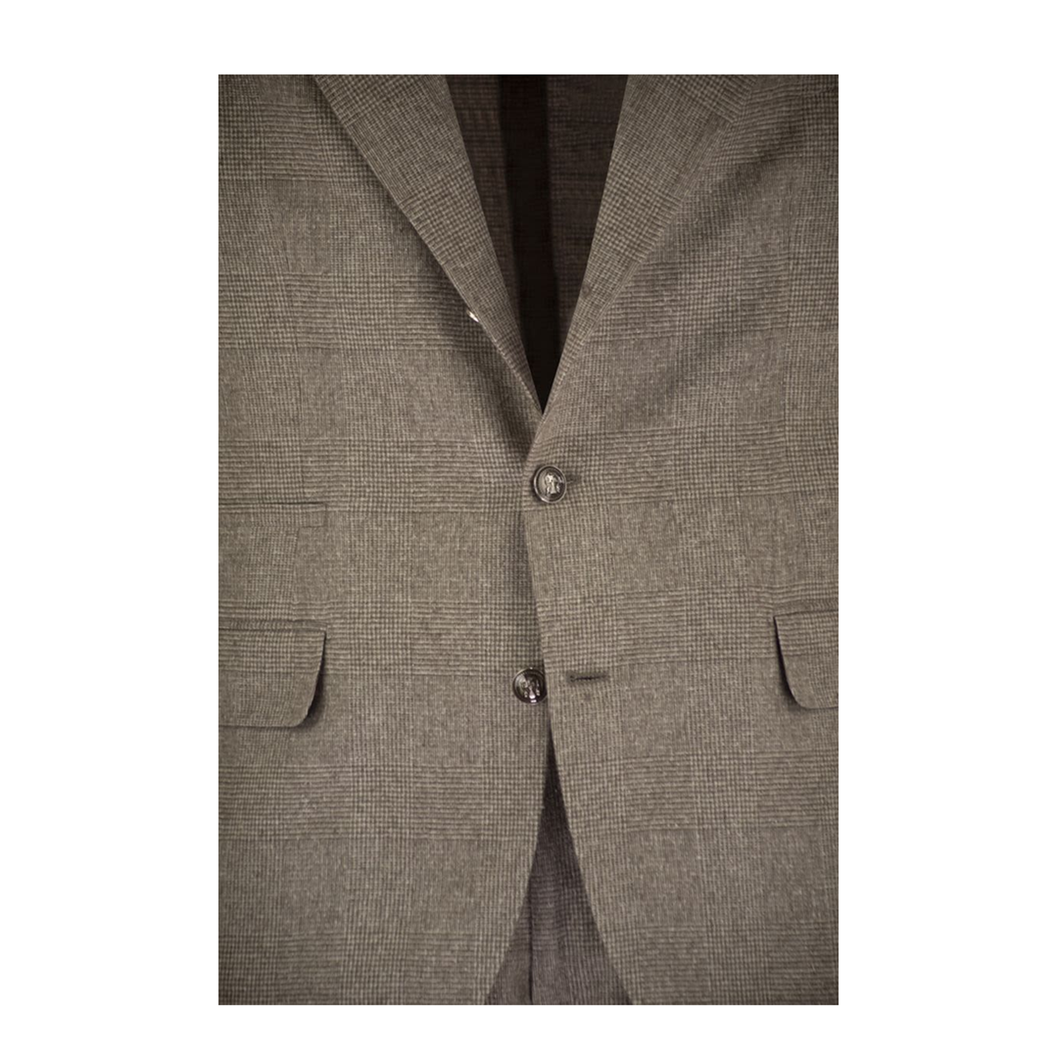 Silk And Wool Two Piece Suit Beige