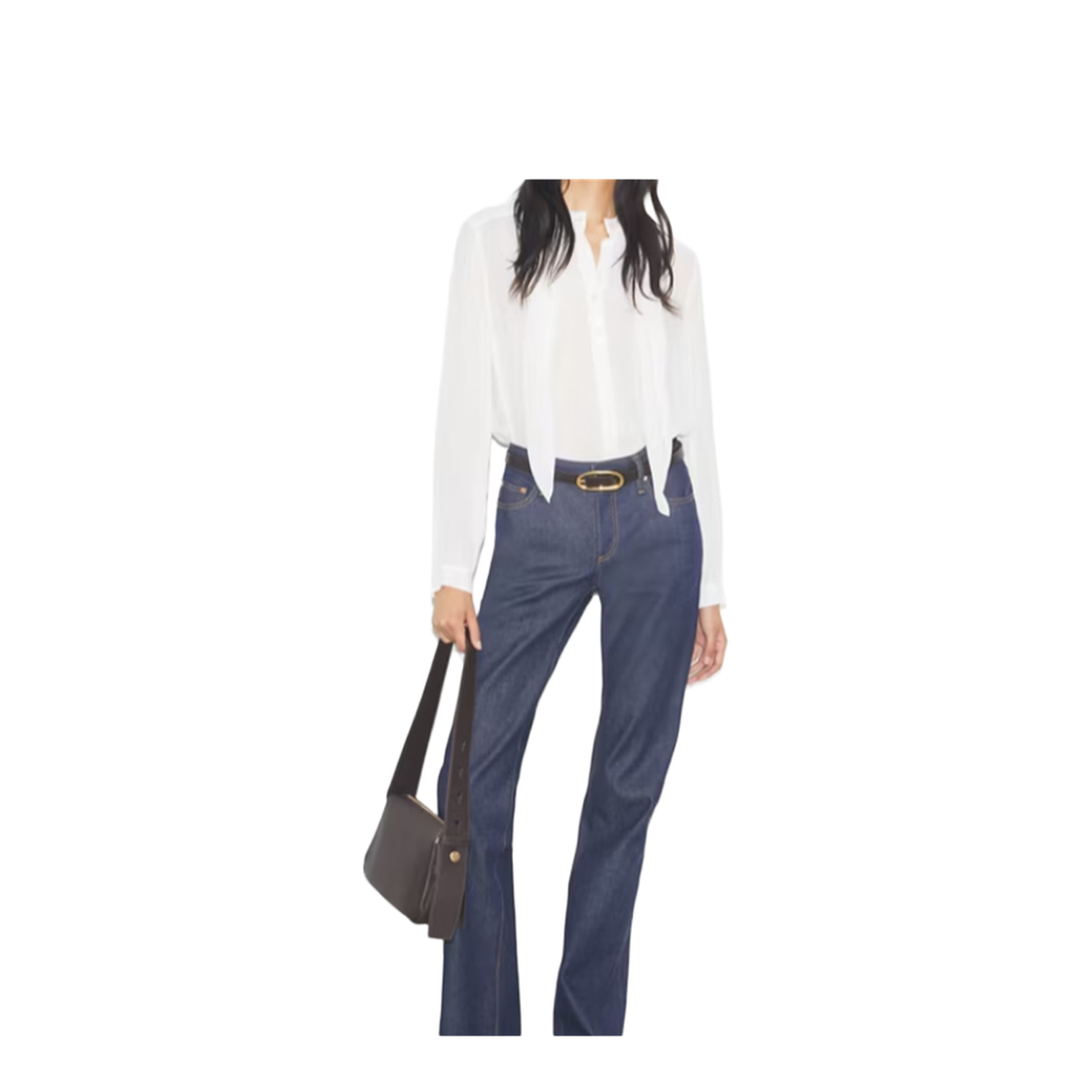 Blouse With Bow Detail Shirts White