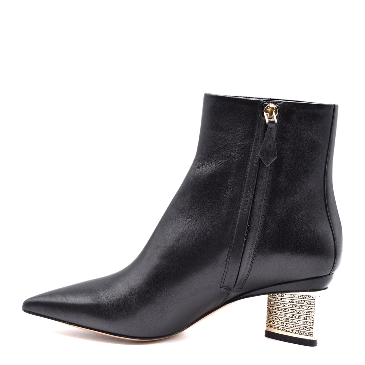 MAYFEYR - NICHOLAS KIRKWOOD - Black Leather Booties - 906A20NLS1N99