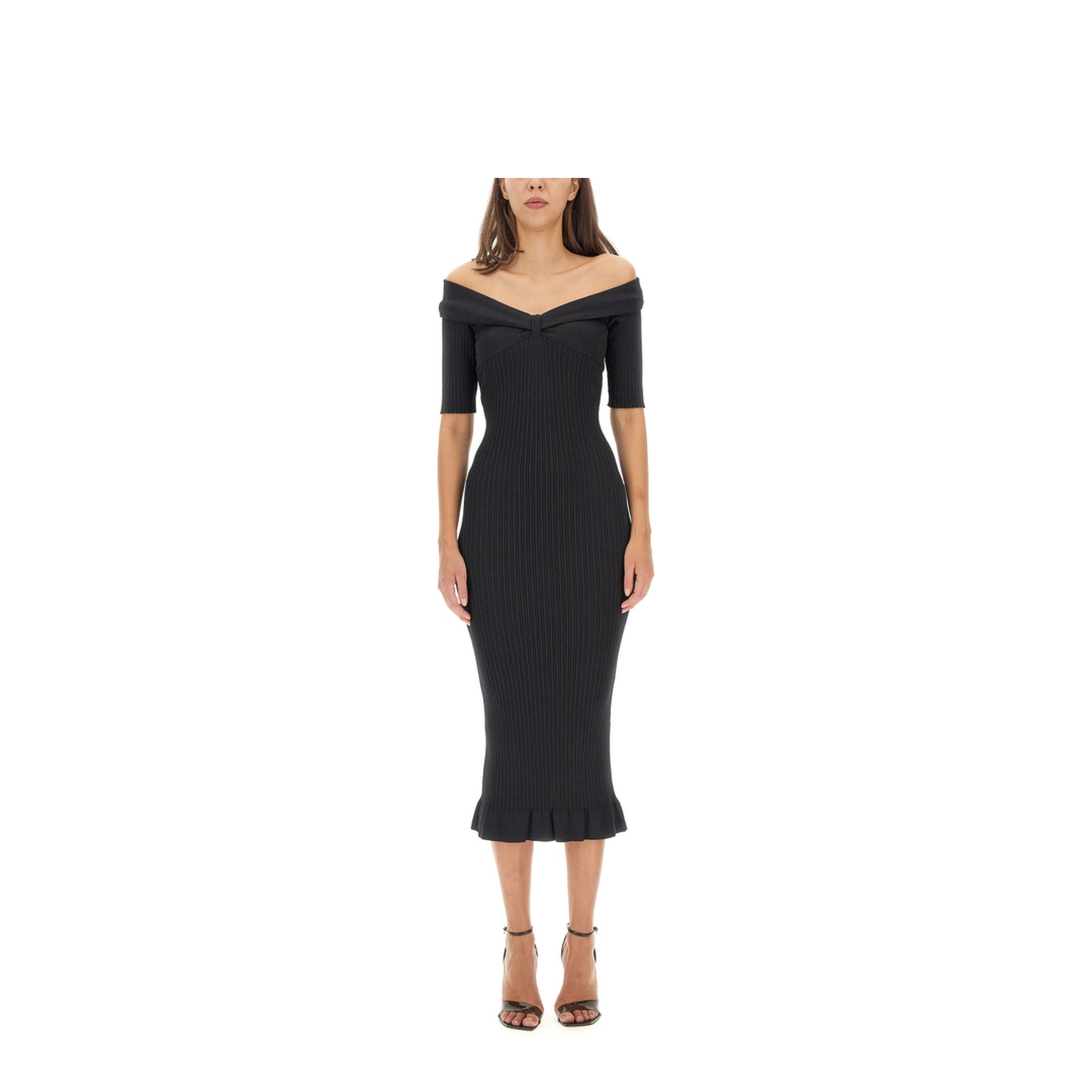 MAYFEYR - PHILOSOPHY DI LORENZO SERAFINI - Off The Shoulder Dress - 049057020555