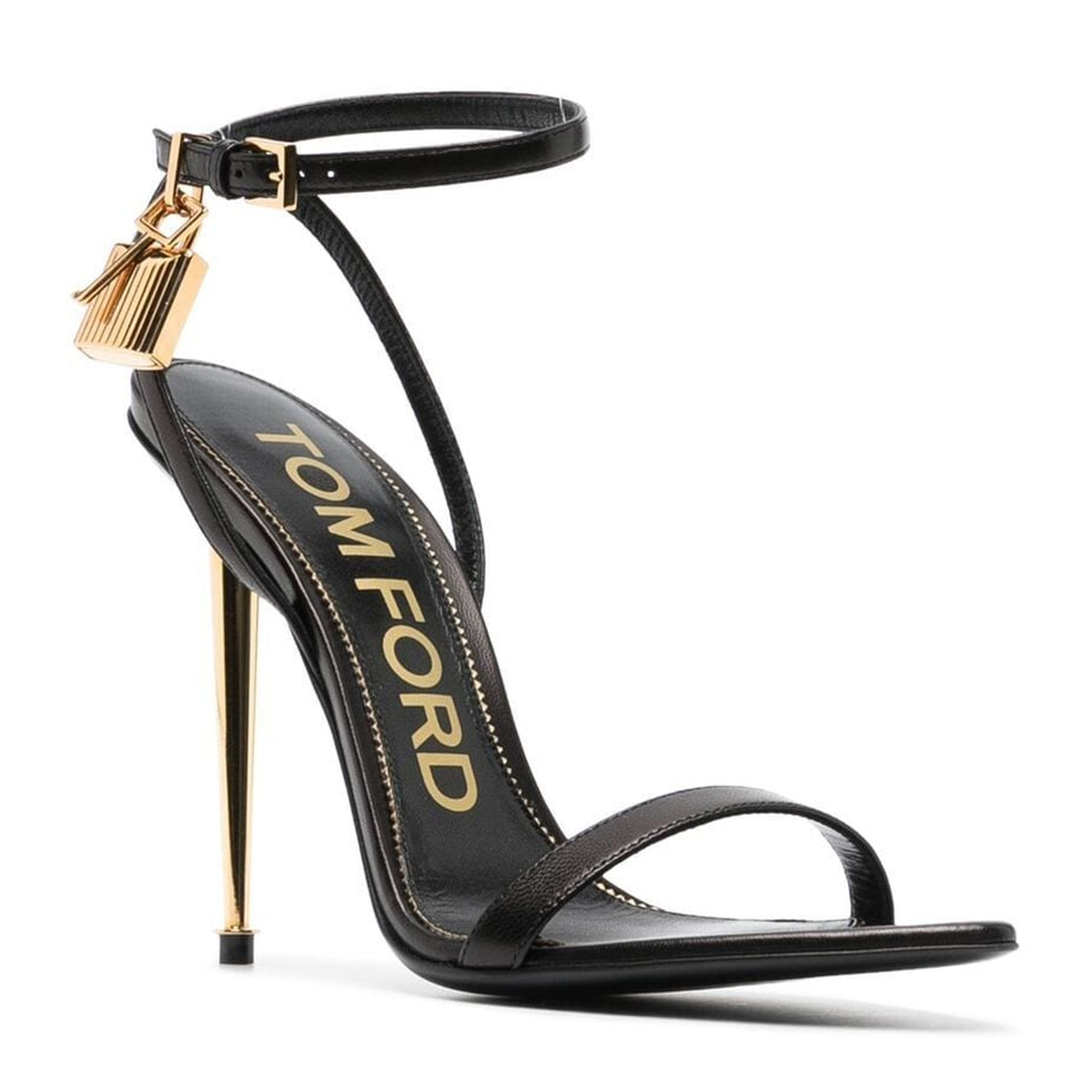 Padlock Leather Sandals