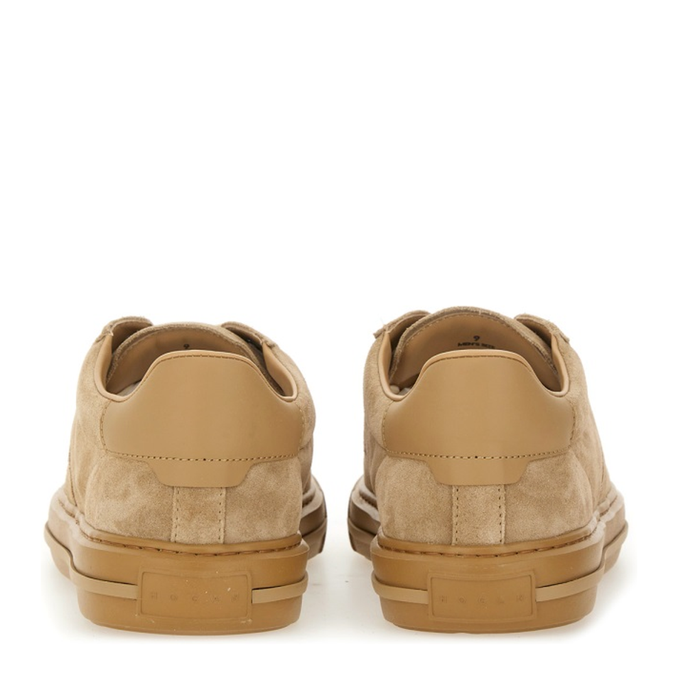 Beige Front Lace-Up Fastening Sneakers