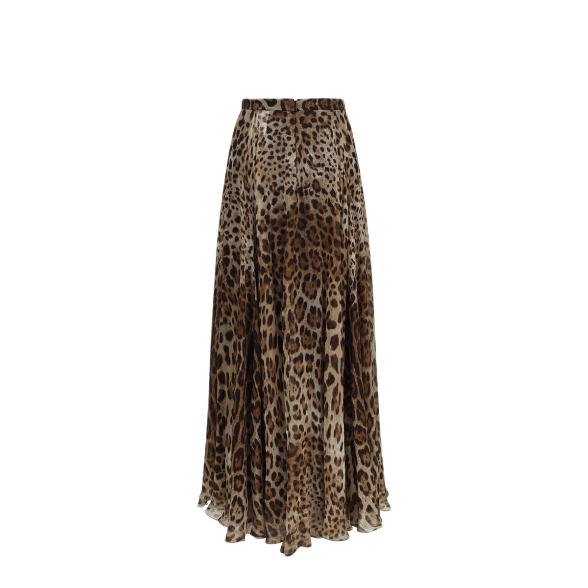 MAYFEYR - Dolce & Gabbana - Leopard Print Chiffon Skirt - F4DC8TFS1ARHY13M