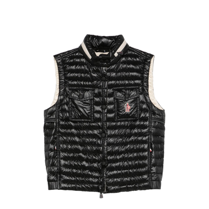 Black Nylon Gumiane Down Jacket