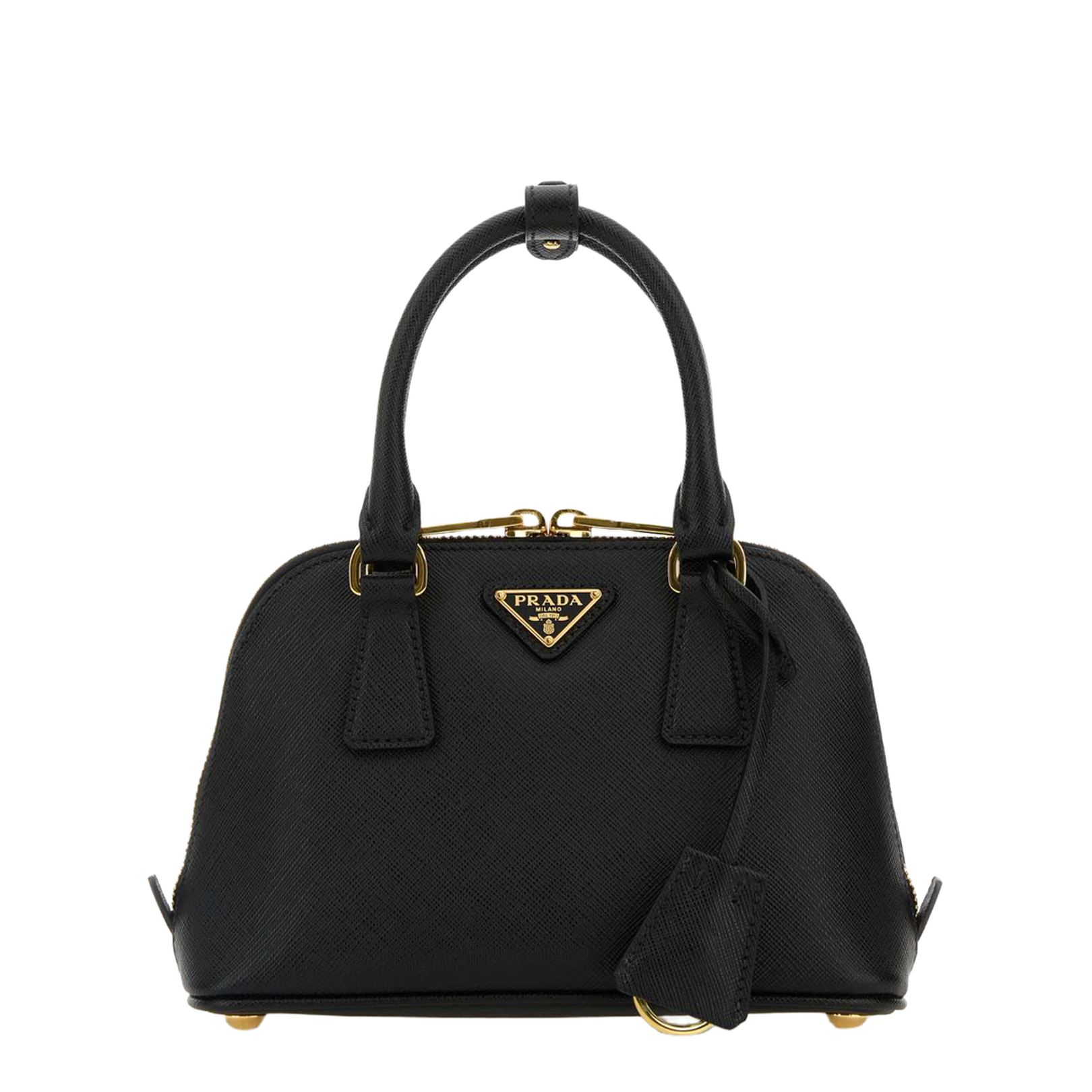 Elegant Black Leather Handbag