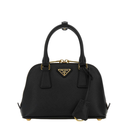 Elegant Black Leather Handbag