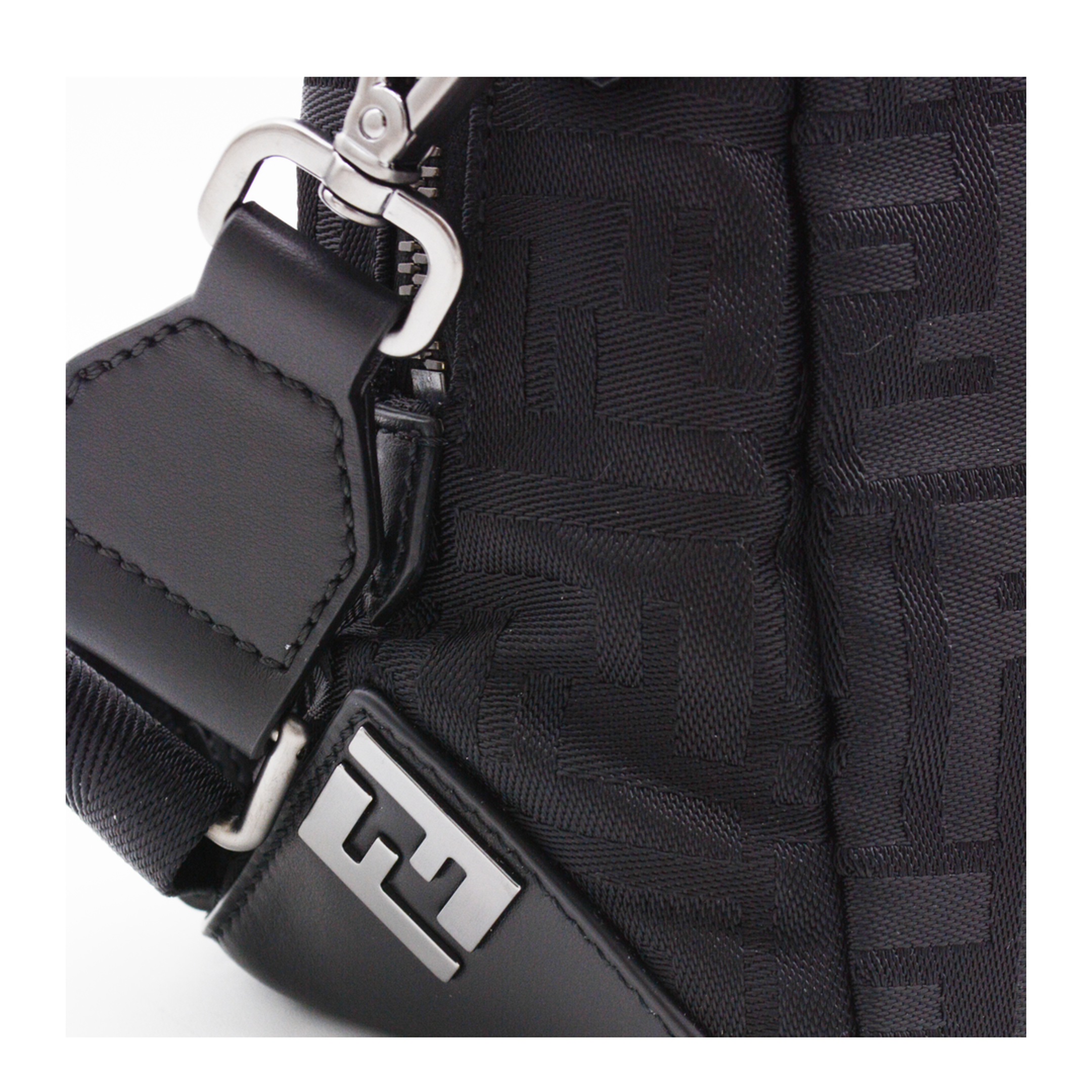Medium Fabric Black Bag